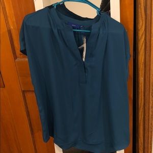 Splitneck blouse